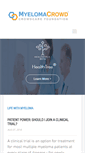 Mobile Screenshot of myelomacrowd.org